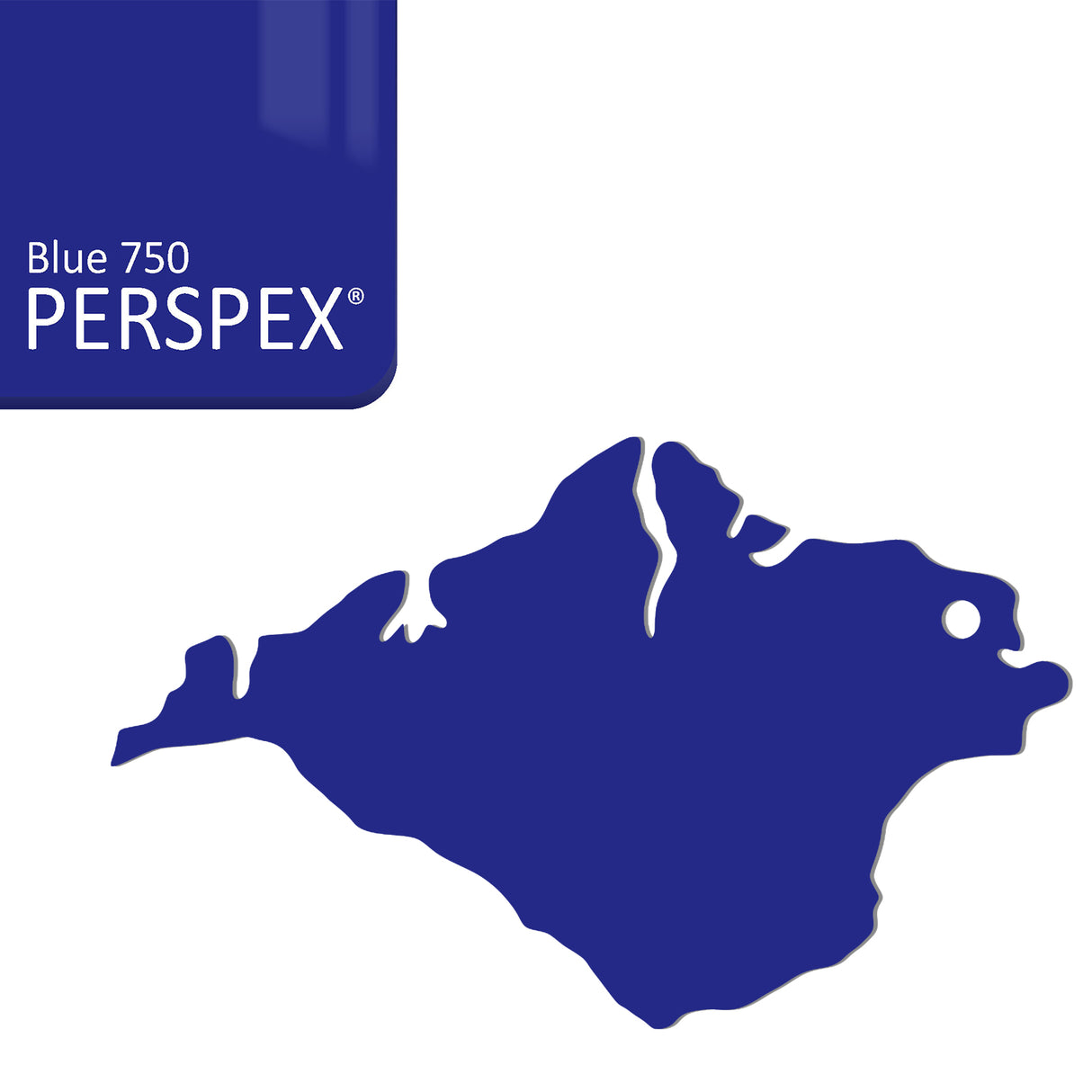 Isle of Wight Keyring - Acrylic Keychain - Laserworksuk