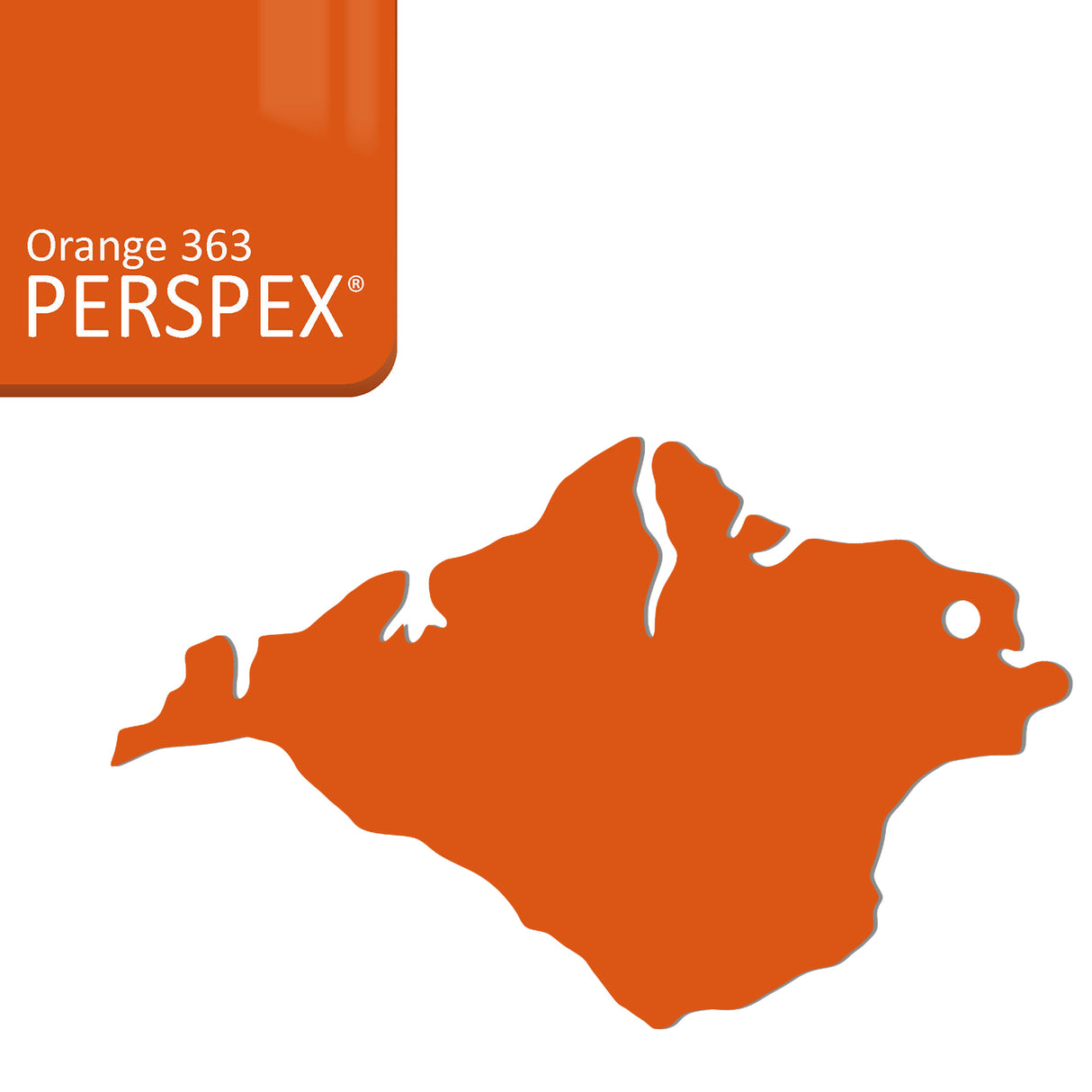 Isle of Wight Keyring - Acrylic Keychain - Laserworksuk