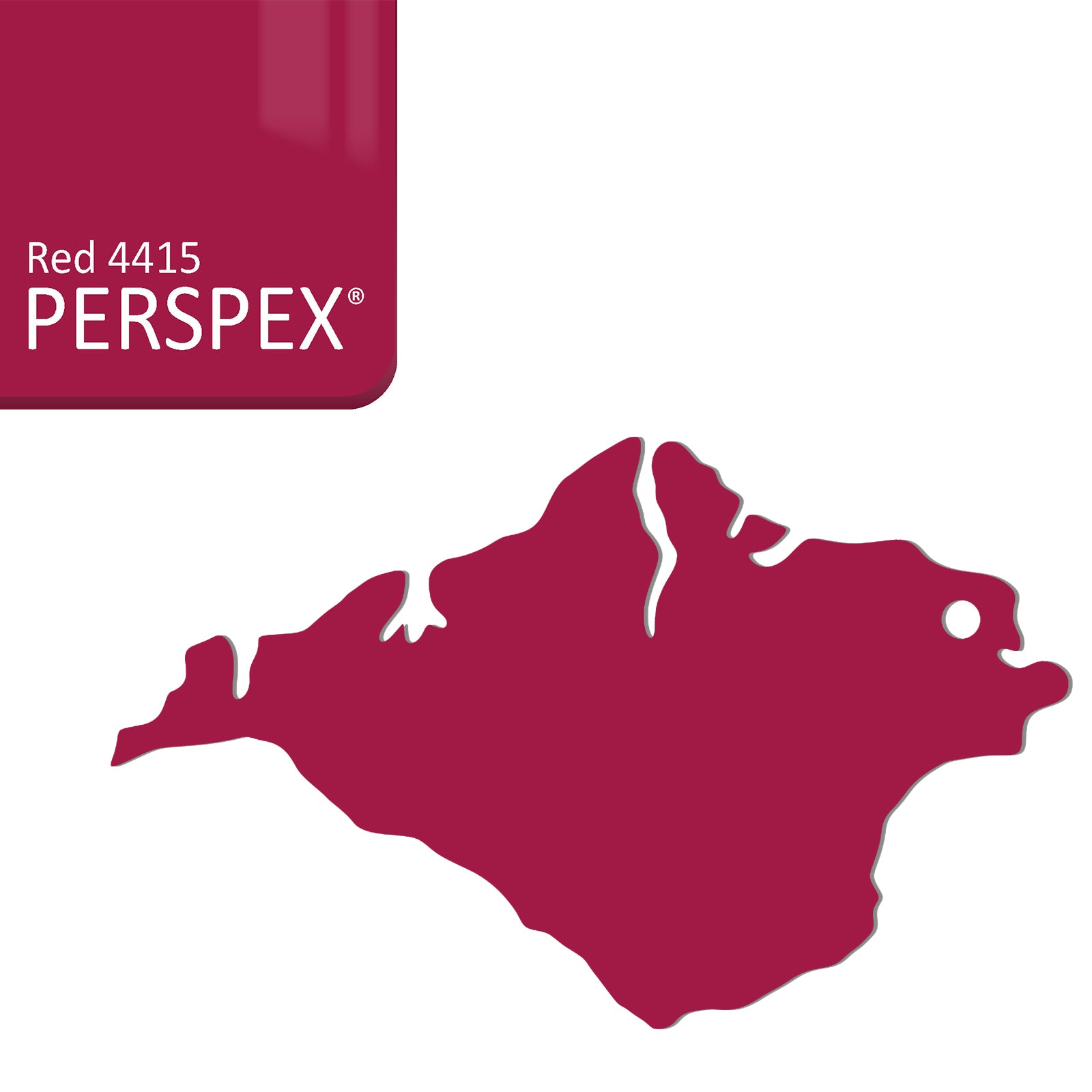 Isle of Wight Keyring - Acrylic Keychain - Laserworksuk