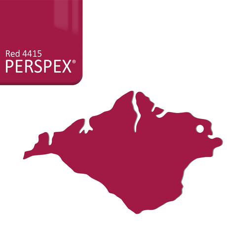 Isle of Wight Keyring - Acrylic Keychain - Laserworksuk