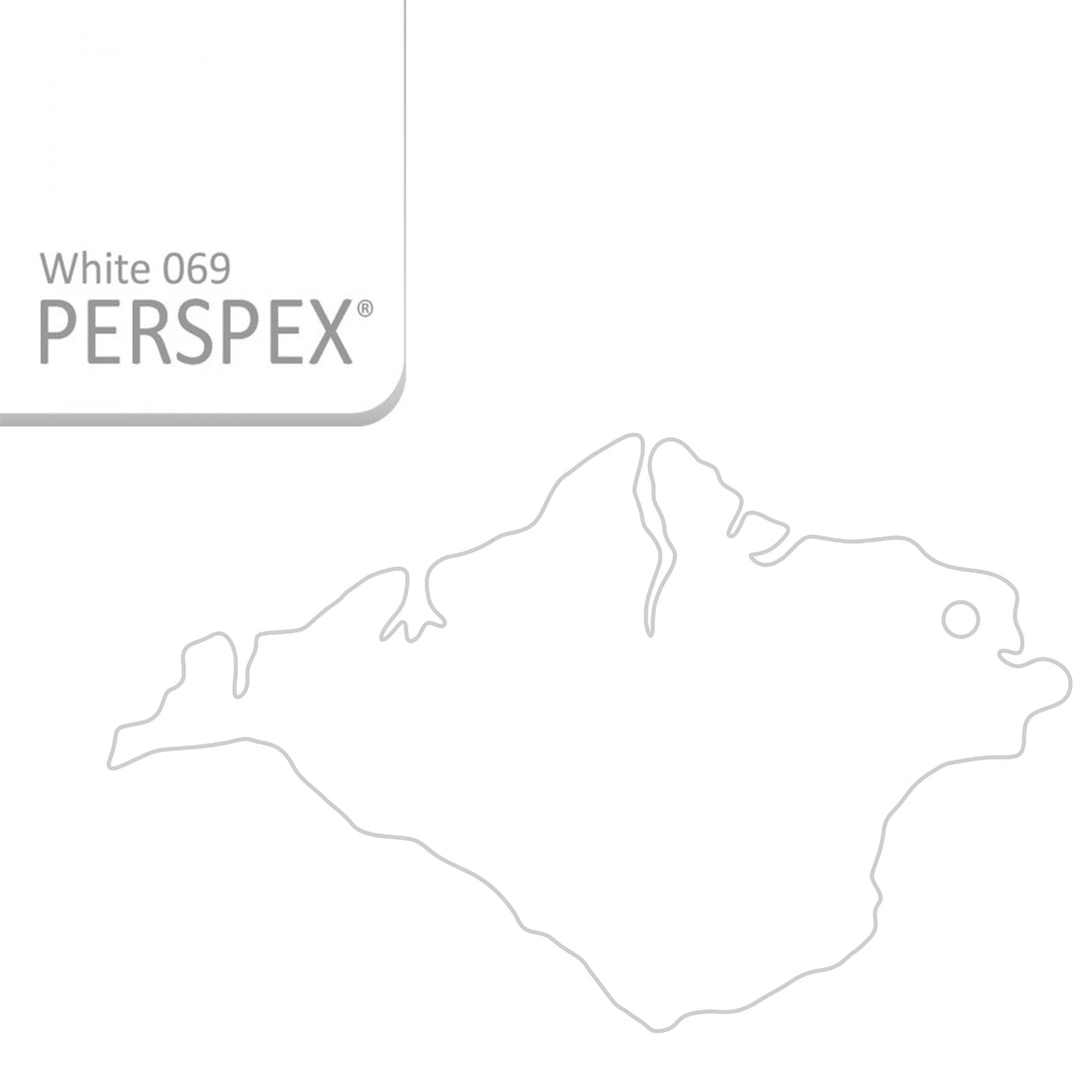 Isle of Wight Keyring - Acrylic Keychain - Laserworksuk