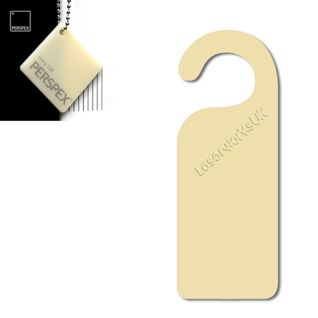 Acrylic Door Hanger Blanks - Style 1 - Laserworksuk