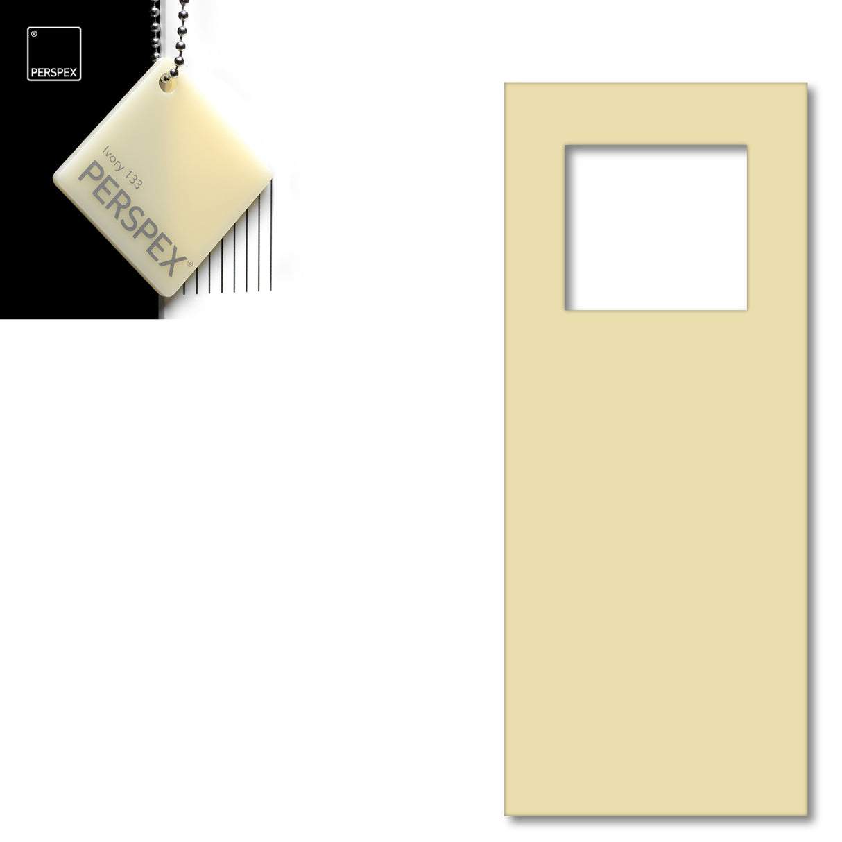 Acrylic Door Hanger Blanks - Style 6 - Laserworksuk