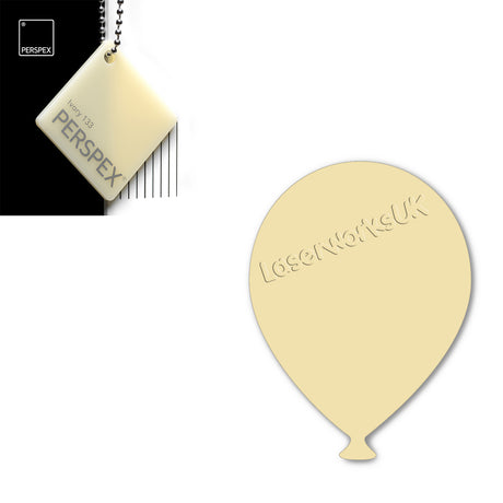 Acrylic Balloons - Party Balloon Blanks (12cm Pack of 5) - Laserworksuk