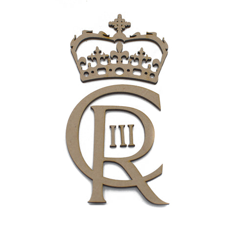 King Charles Cypher - CIIIR Letters and Crown - Laserworksuk