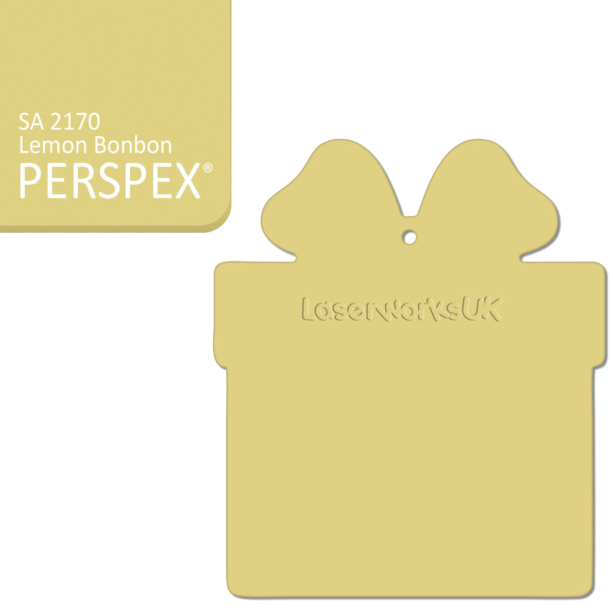 Acrylic Christmas Present Gift Box Blanks - Laserworksuk