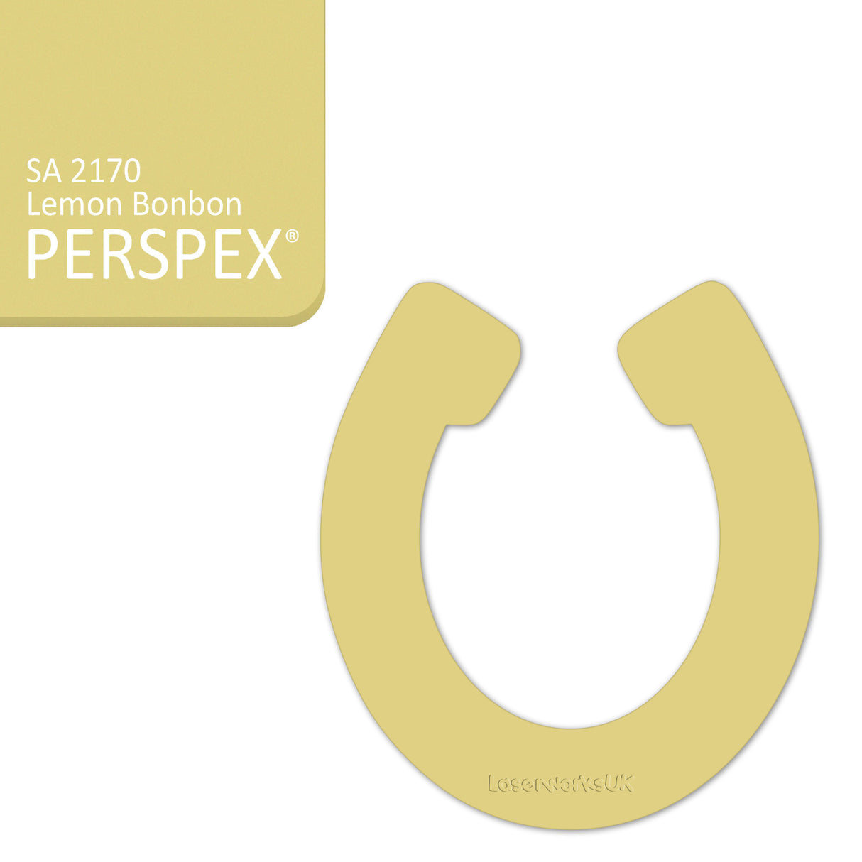 Acrylic Horseshoes Wedding Table Scatter (Pack of 50) - Laserworksuk