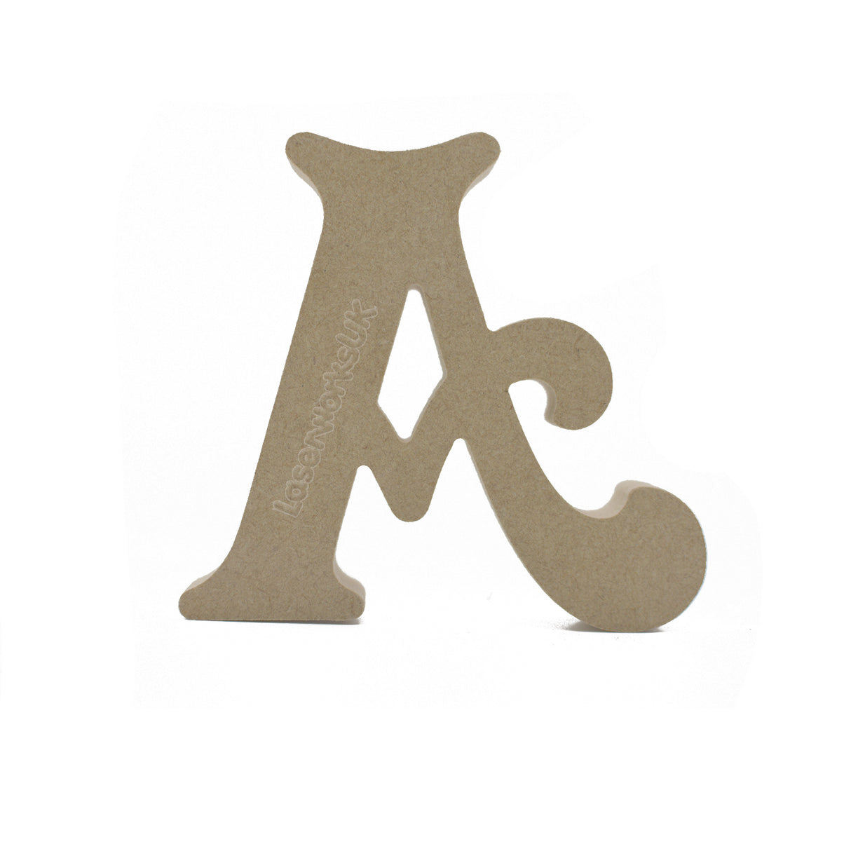 Free Standing Victorian Wooden Letters & Numbers 8cm - 40cm - LaserworksUK