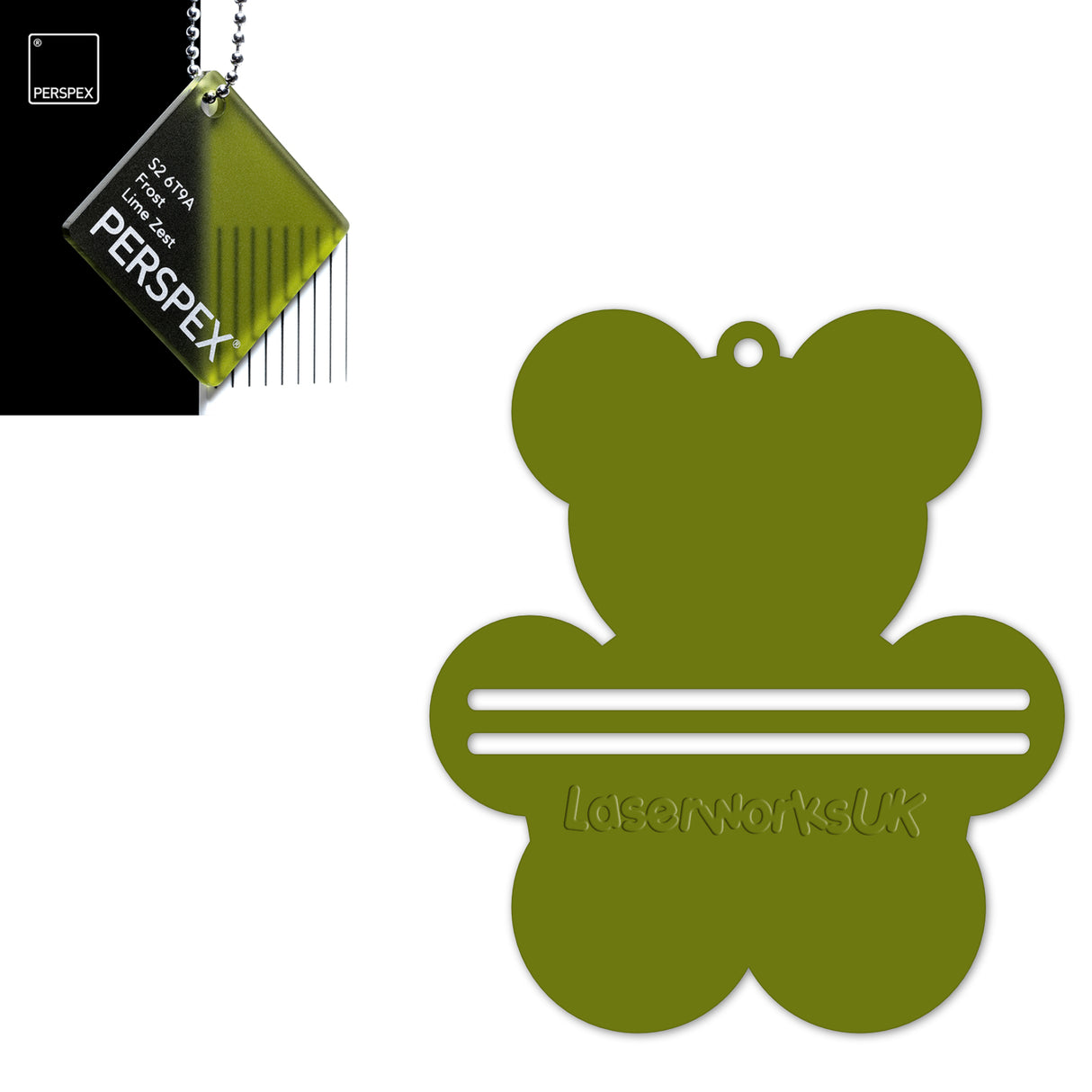 Acrylic Teddy Bear Money Holder Blanks (Pack of 3) - Laserworksuk