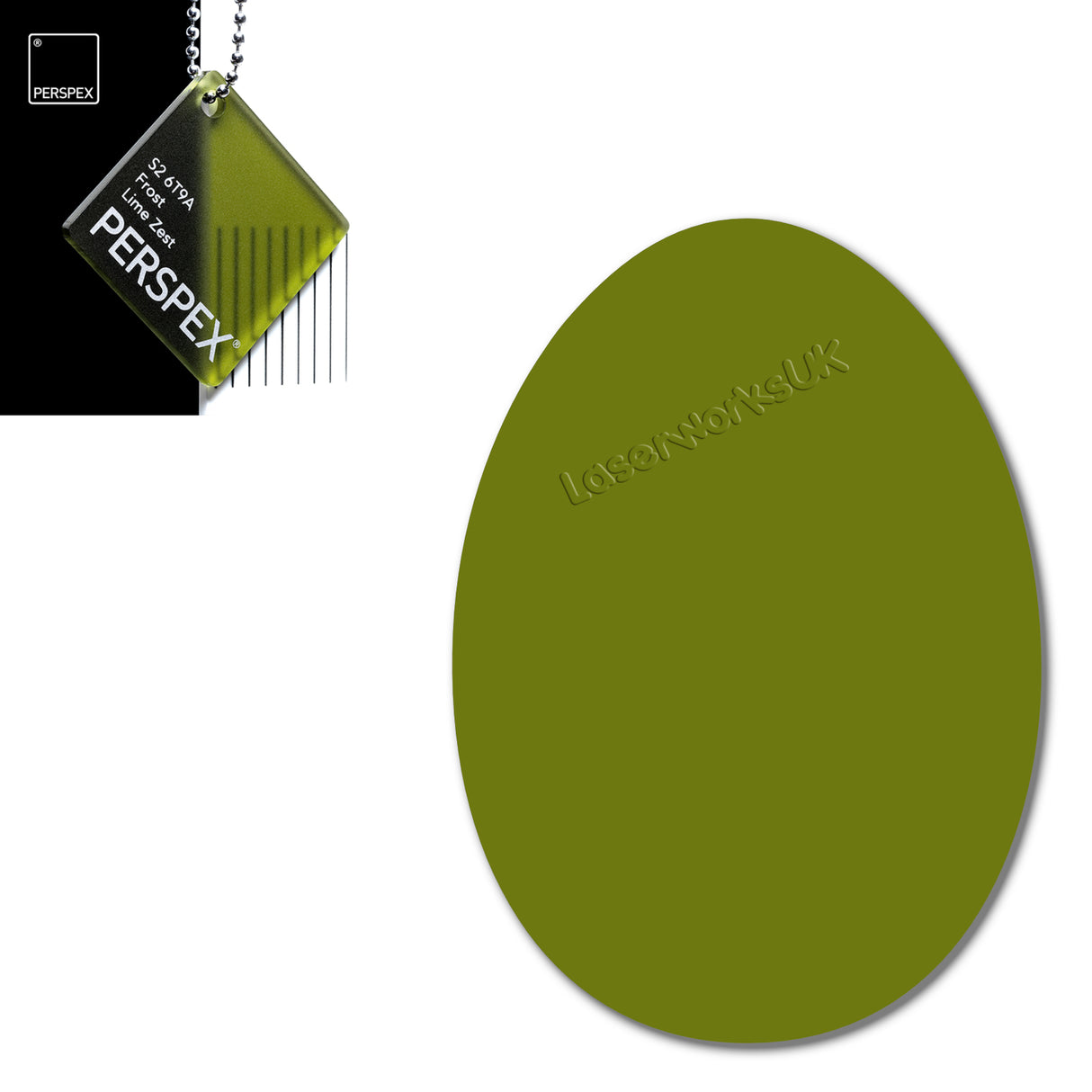Acrylic Easter Egg Blanks (8cm Pack of 6) - Laserworksuk