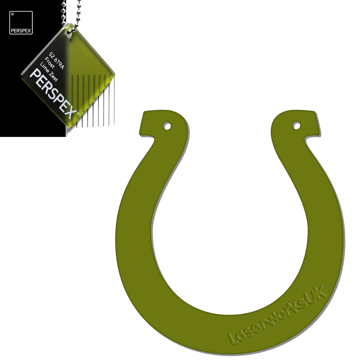 Acrylic Horseshoes Wedding Table Scatter (Pack of 50) - Laserworksuk