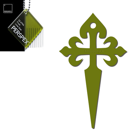 Camino de Santiago - St James Cross Keyring - Laserworksuk