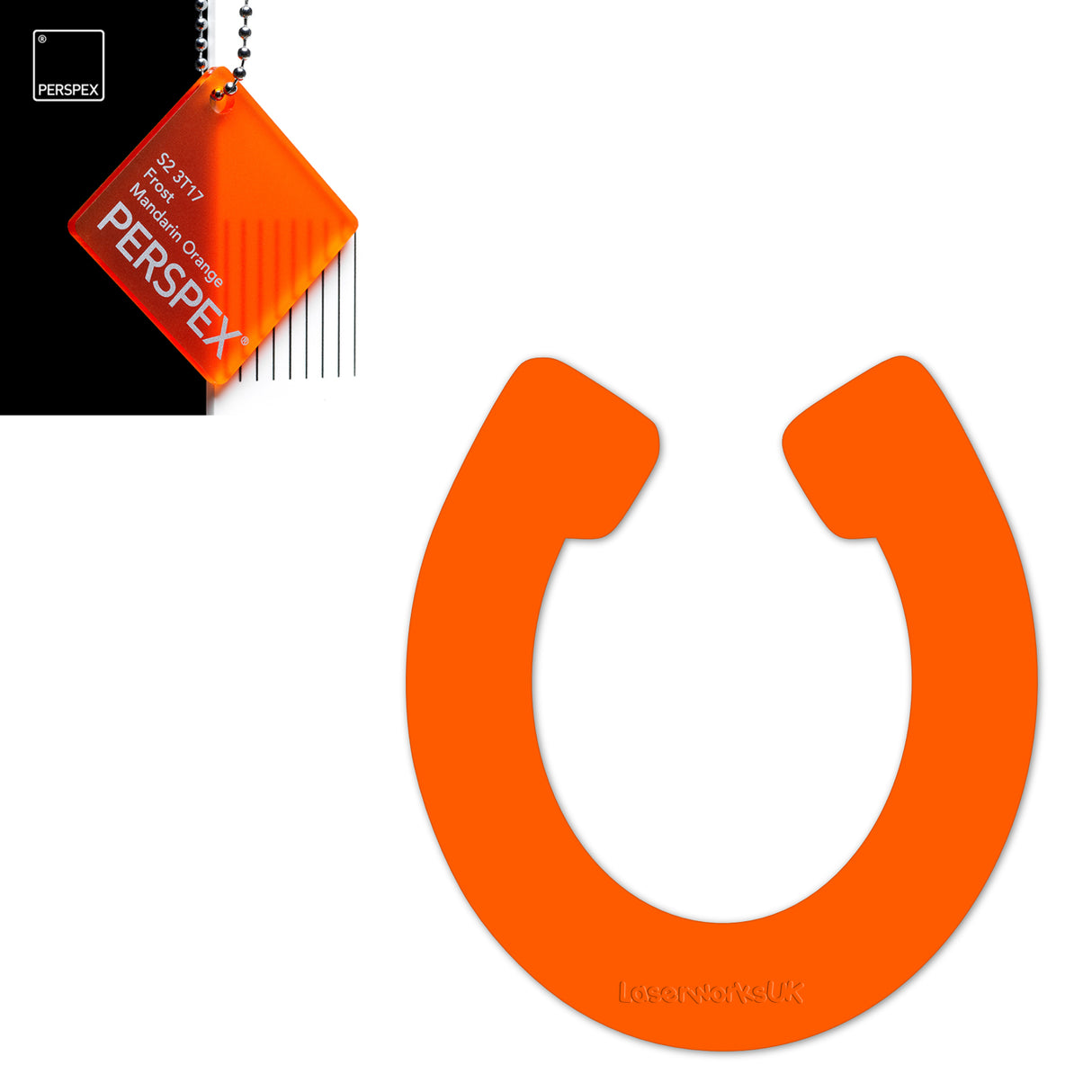 Acrylic Horseshoes Wedding Table Scatter (Pack of 50) - Laserworksuk