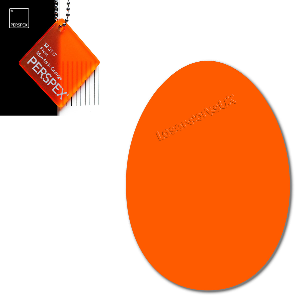 Acrylic Easter Egg Blanks (8cm Pack of 6) - Laserworksuk