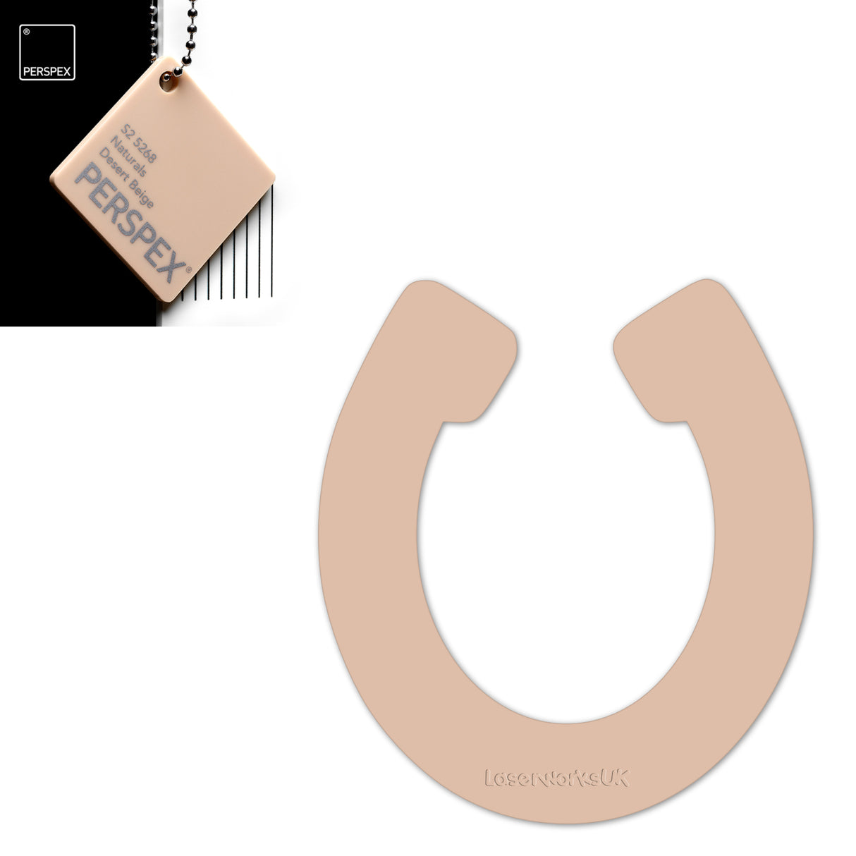 Acrylic Horseshoes Wedding Table Scatter (Pack of 50) - Laserworksuk