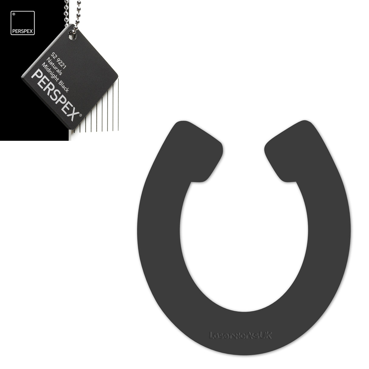 Acrylic Horseshoes Wedding Table Scatter (Pack of 50) - Laserworksuk