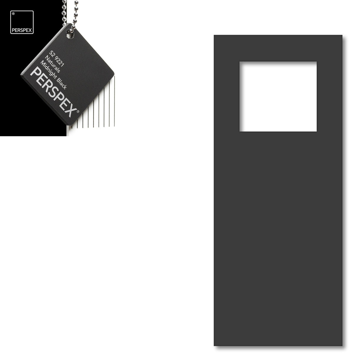 Acrylic Door Hanger Blanks - Style 6 - Laserworksuk