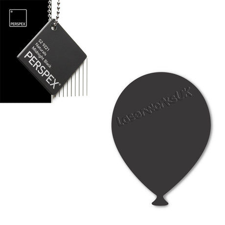 Acrylic Balloons - Party Balloon Blanks (12cm Pack of 5) - Laserworksuk