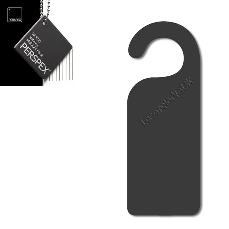 Acrylic Door Hanger Blanks - Style 1 - Laserworksuk