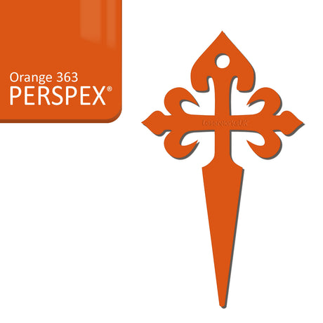 Camino de Santiago - St James Cross Keyring - Laserworksuk