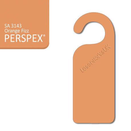 Acrylic Door Hanger Blanks - Style 1 - Laserworksuk
