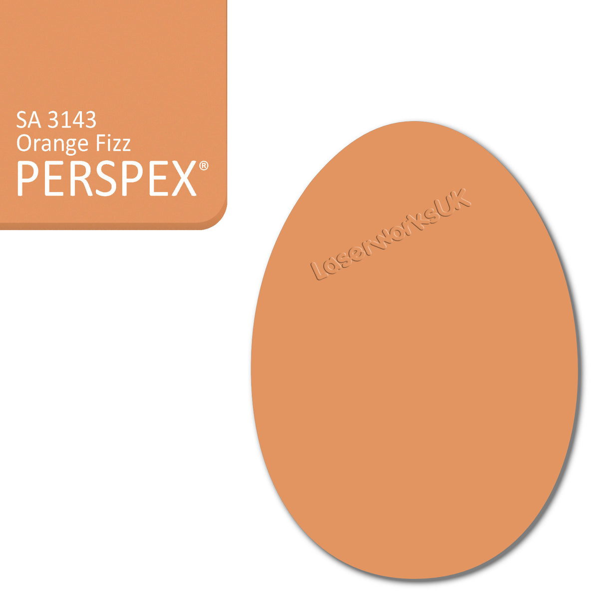 Acrylic Easter Egg Blanks (8cm Pack of 6) - Laserworksuk