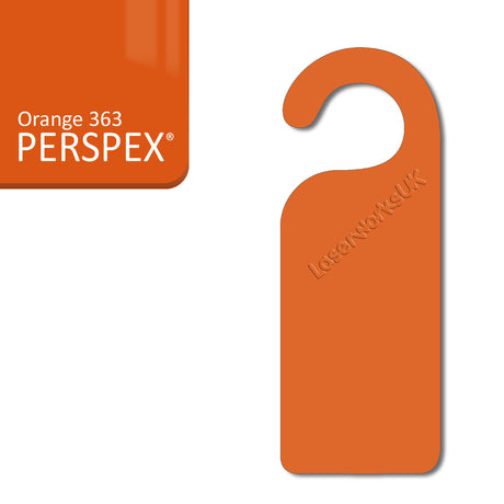 Acrylic Door Hanger Blanks - Style 1 - Laserworksuk