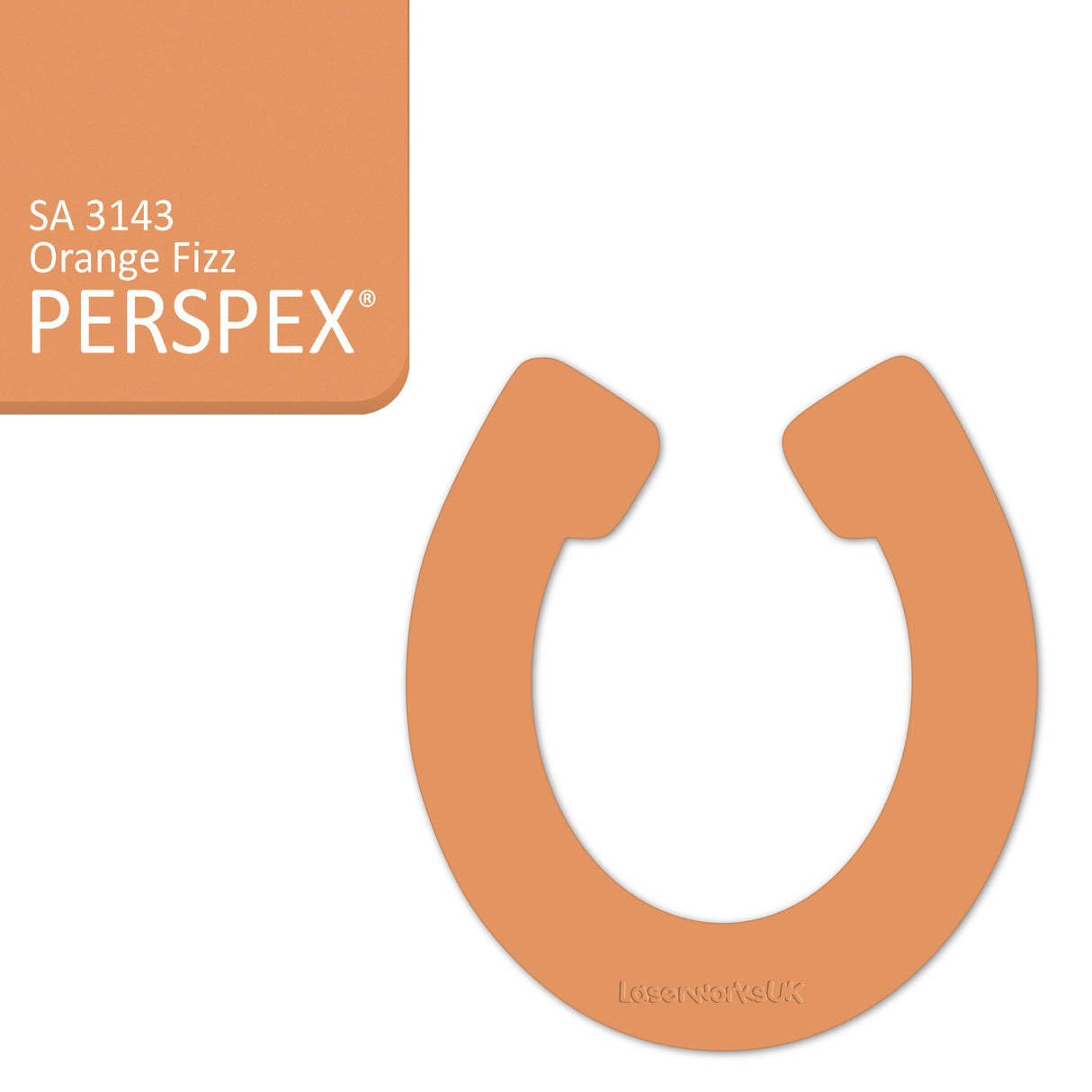 Acrylic Horseshoes Wedding Table Scatter (Pack of 50) - Laserworksuk