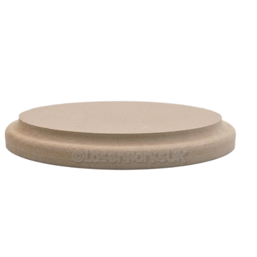 Oval Trophy Base Plinths - Elliptical Blanks - 18mm MDF - Laserworksuk
