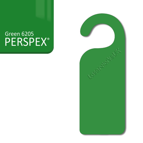 Acrylic Door Hanger Blanks - Style 1 - Laserworksuk