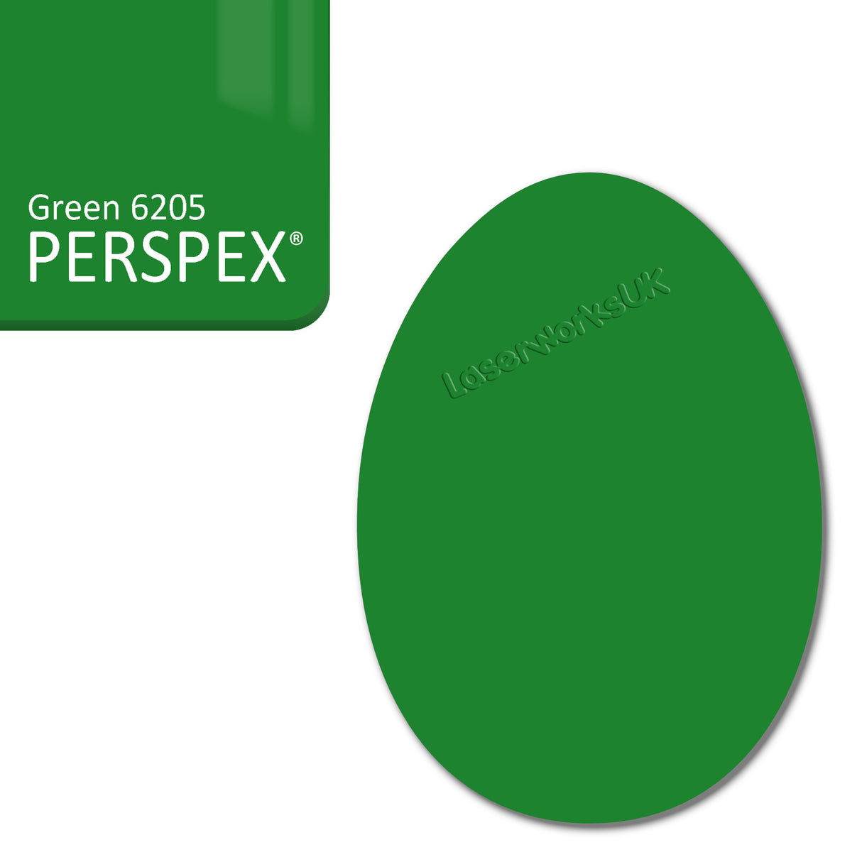 Acrylic Easter Egg Blanks (8cm Pack of 6) - Laserworksuk