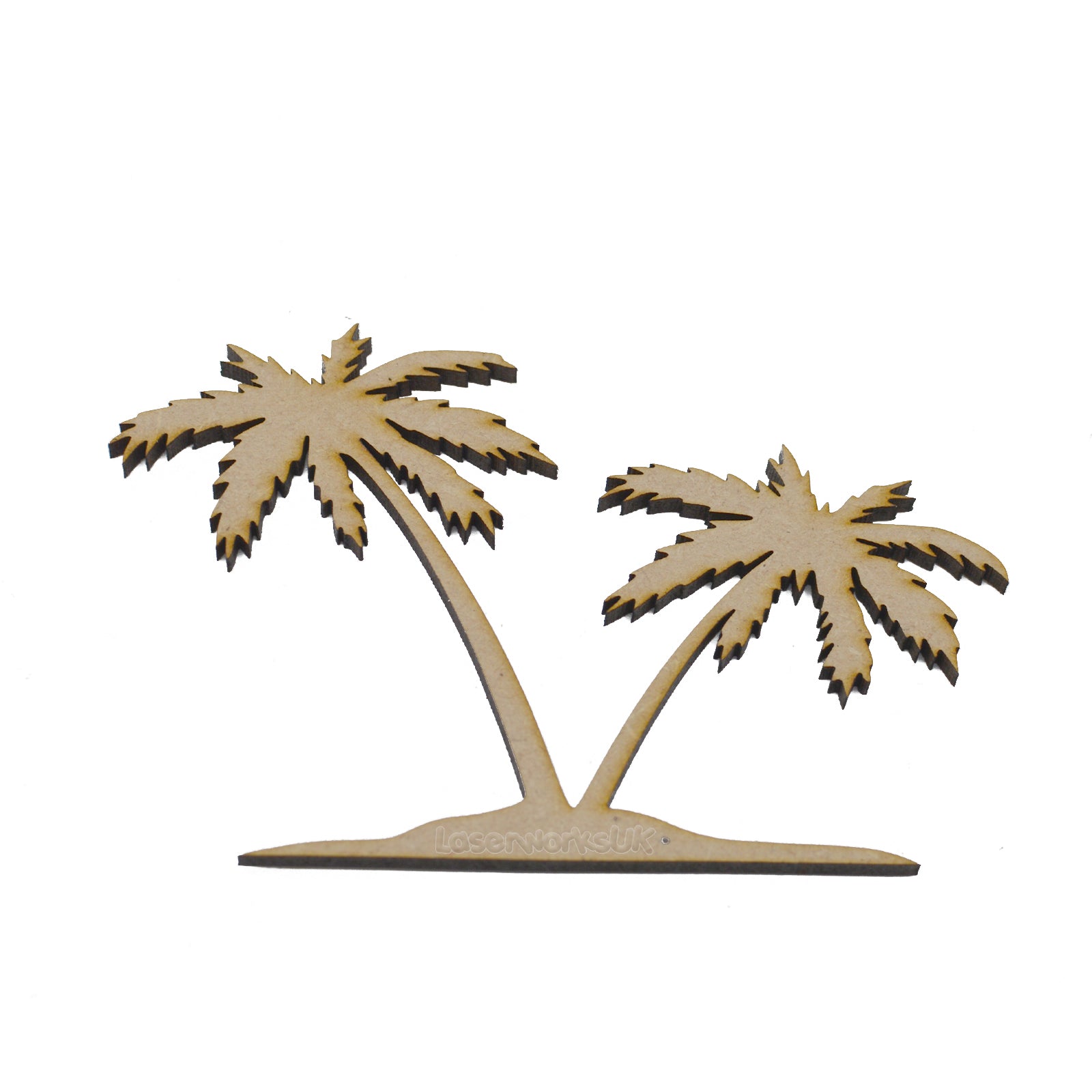 Wooden MDF Palm Tree Craft Shapes - LaserworksUK