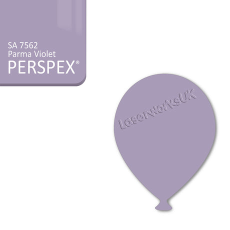 Acrylic Balloons - Party Balloon Blanks (12cm Pack of 5) - Laserworksuk