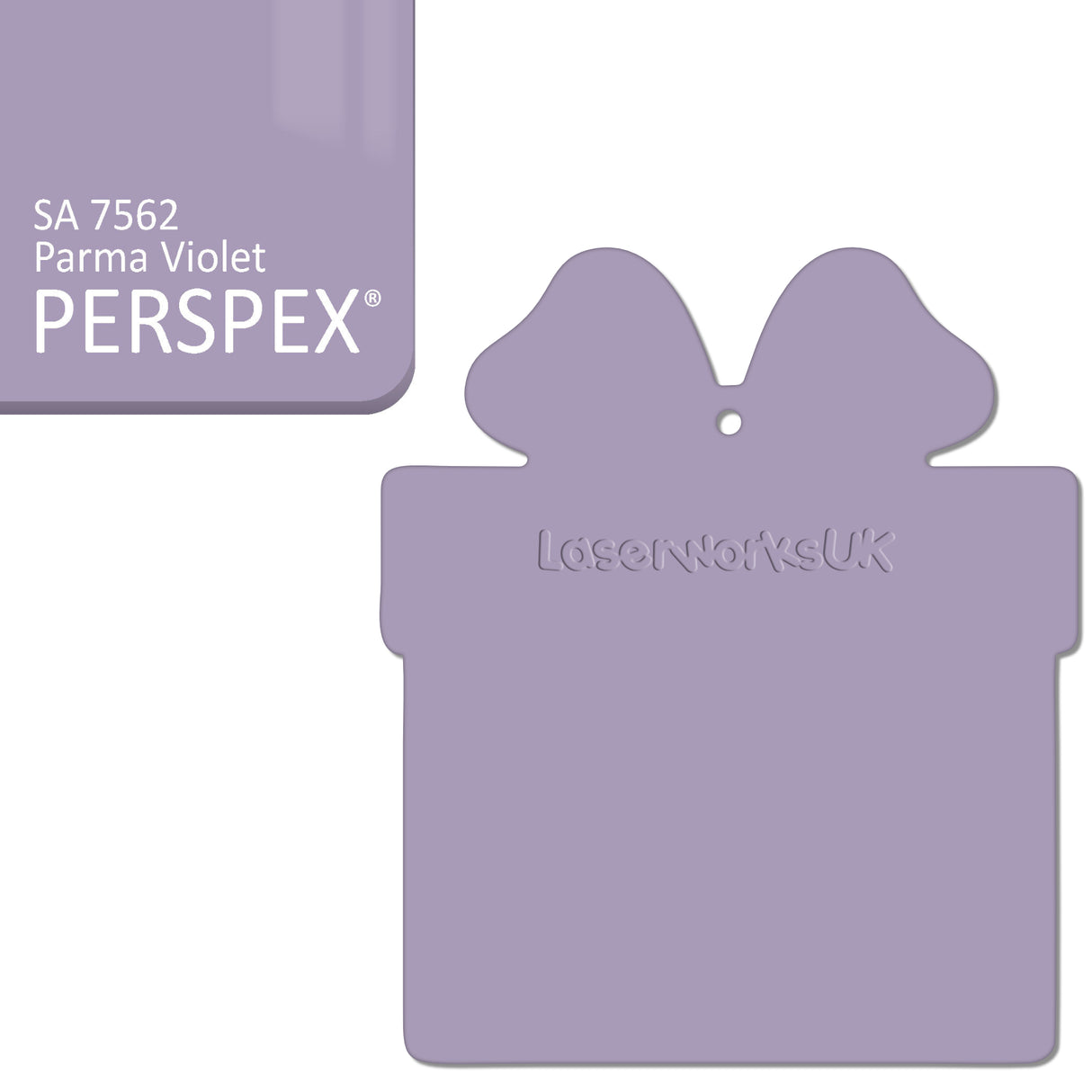 Acrylic Christmas Present Gift Box Blanks - Laserworksuk