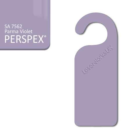 Acrylic Door Hanger Blanks - Style 1 - Laserworksuk