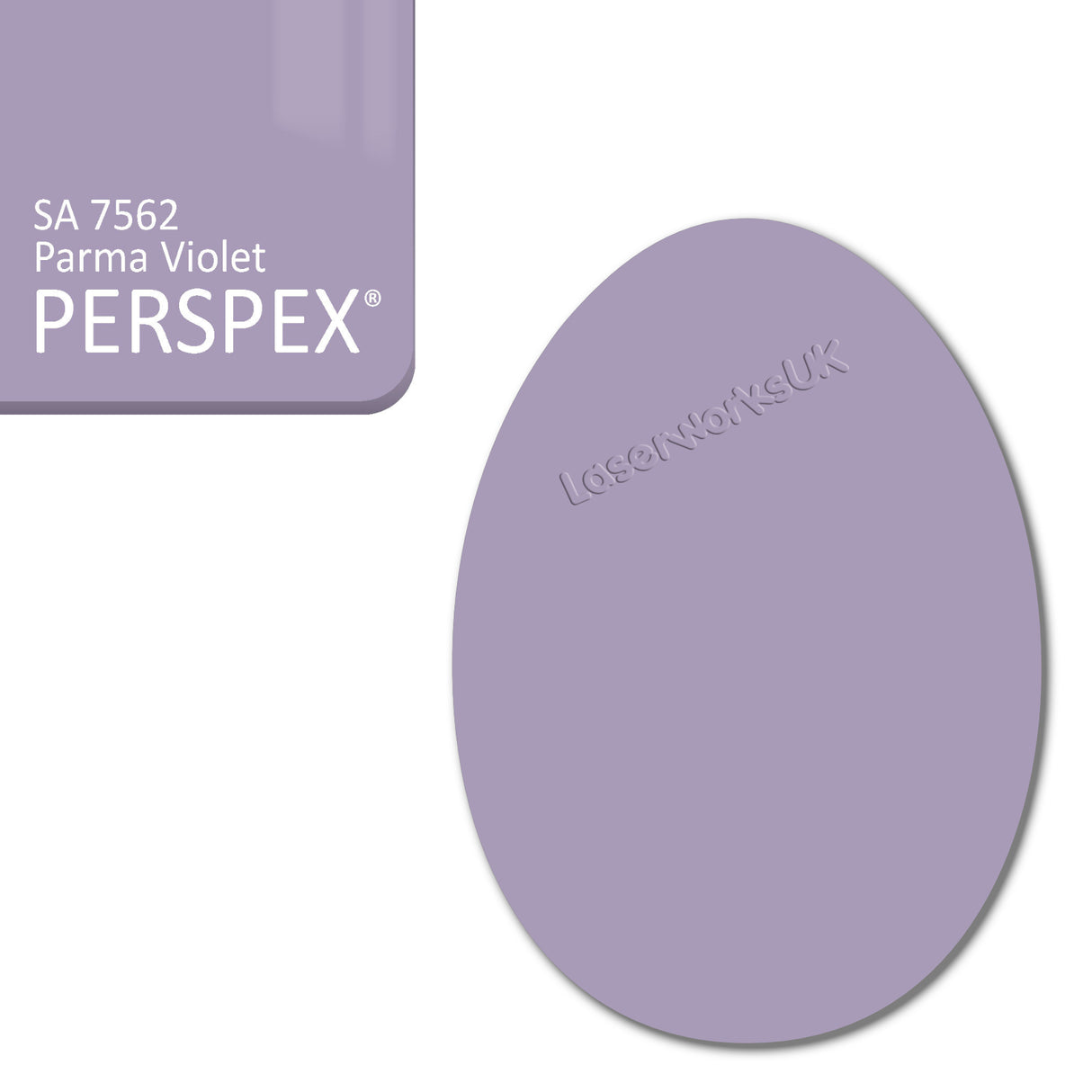 Acrylic Easter Egg Blanks (8cm Pack of 6) - Laserworksuk