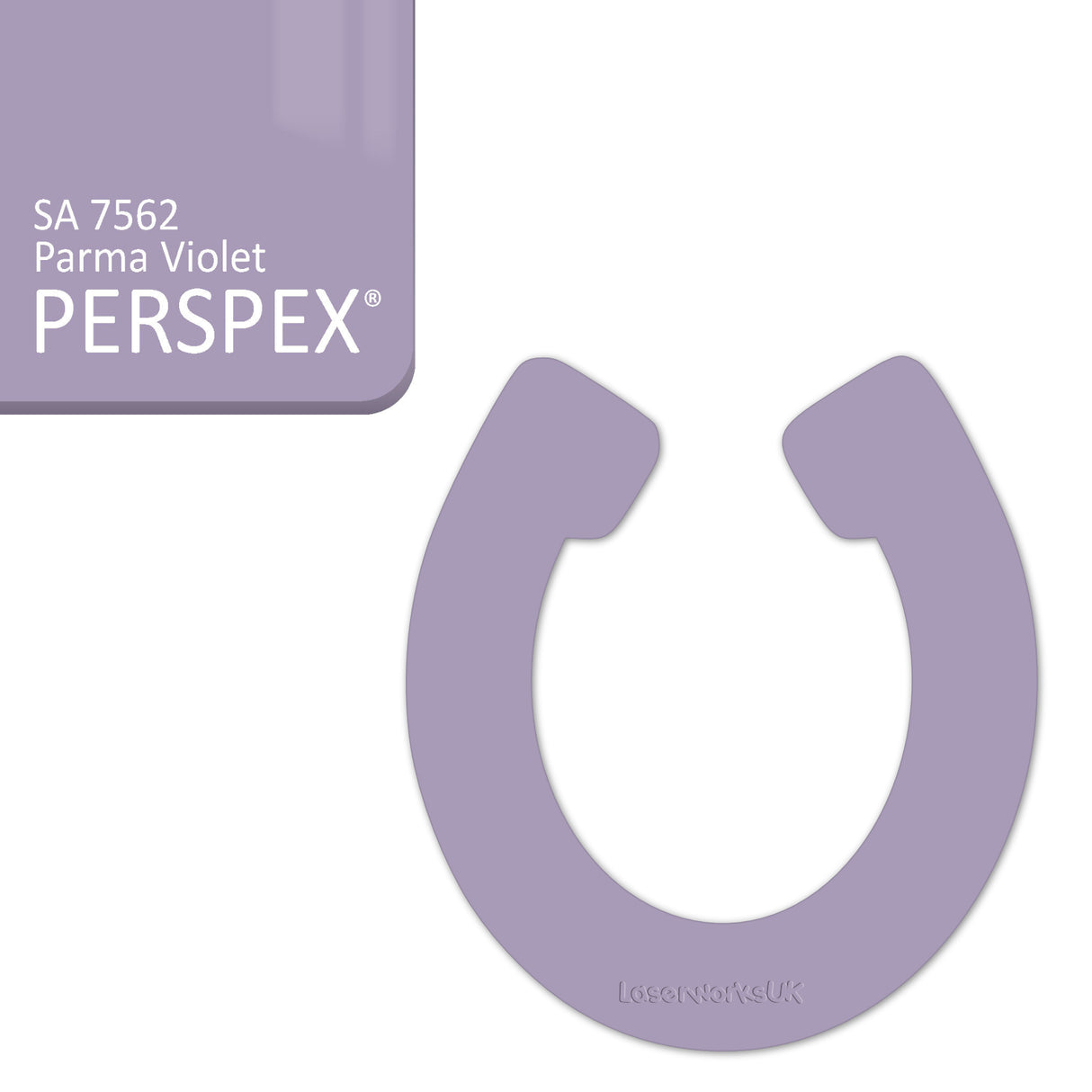 Acrylic Horseshoes Wedding Table Scatter (Pack of 50) - Laserworksuk