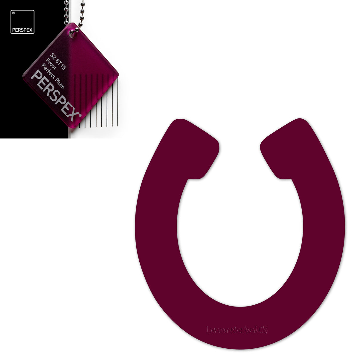 Acrylic Horseshoes Wedding Table Scatter (Pack of 50) - Laserworksuk