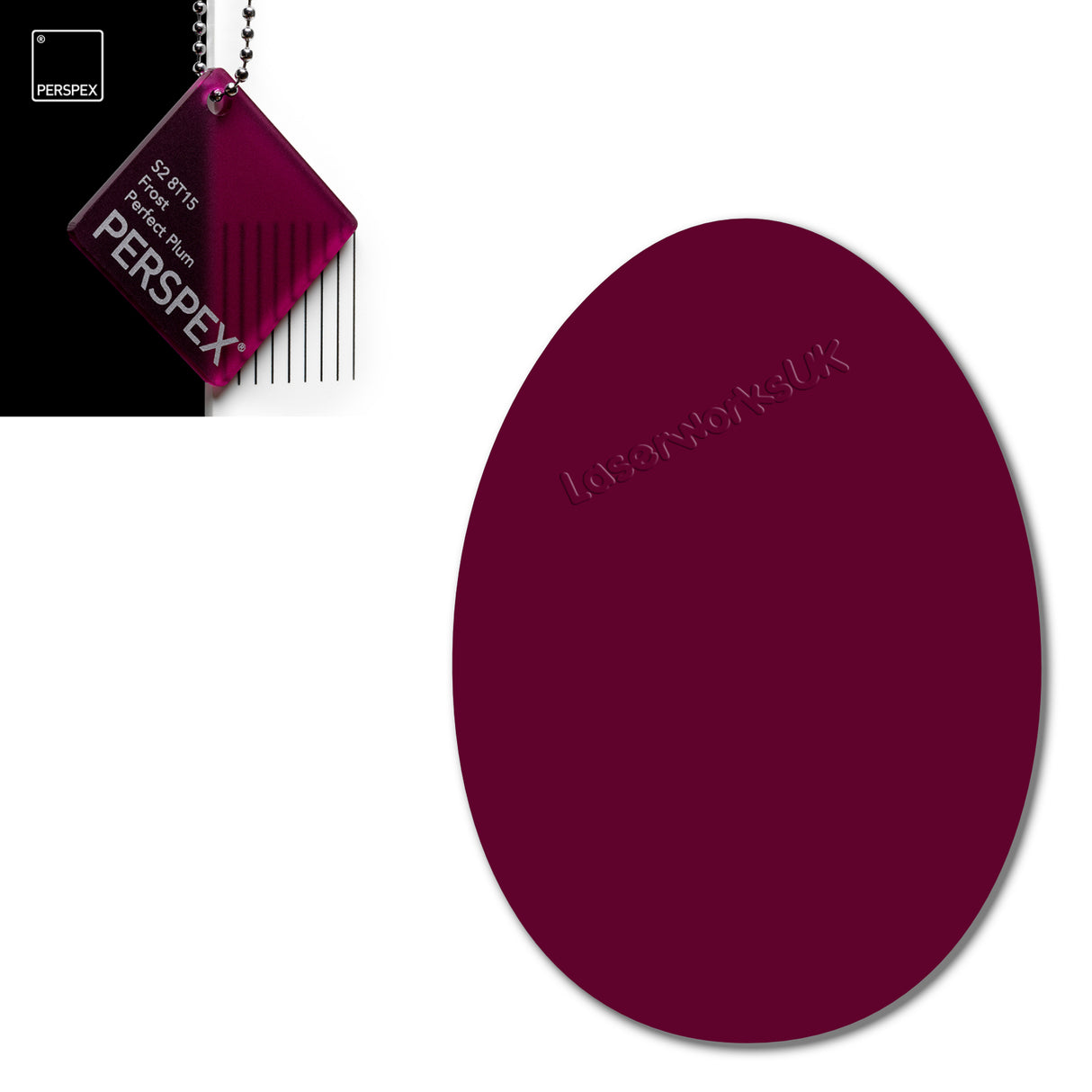 Acrylic Easter Egg Blanks (8cm Pack of 6) - Laserworksuk