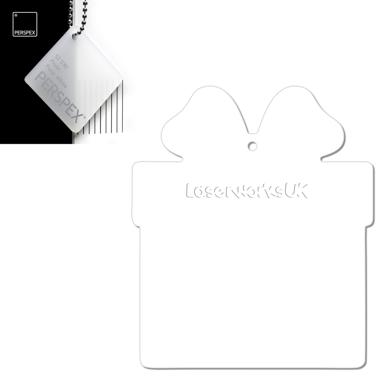 Acrylic Christmas Present Gift Box Blanks - Laserworksuk