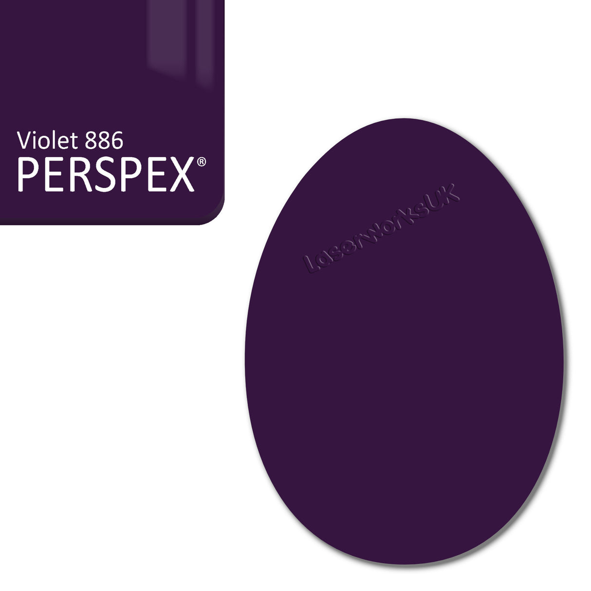 Acrylic Easter Egg Blanks (8cm Pack of 6) - Laserworksuk