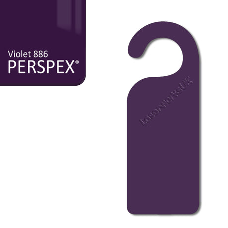 Acrylic Door Hanger Blanks - Style 1 - Laserworksuk