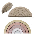 Freestanding Stacking Rainbow 18mm MDF Nursery Décor - Laserworksuk