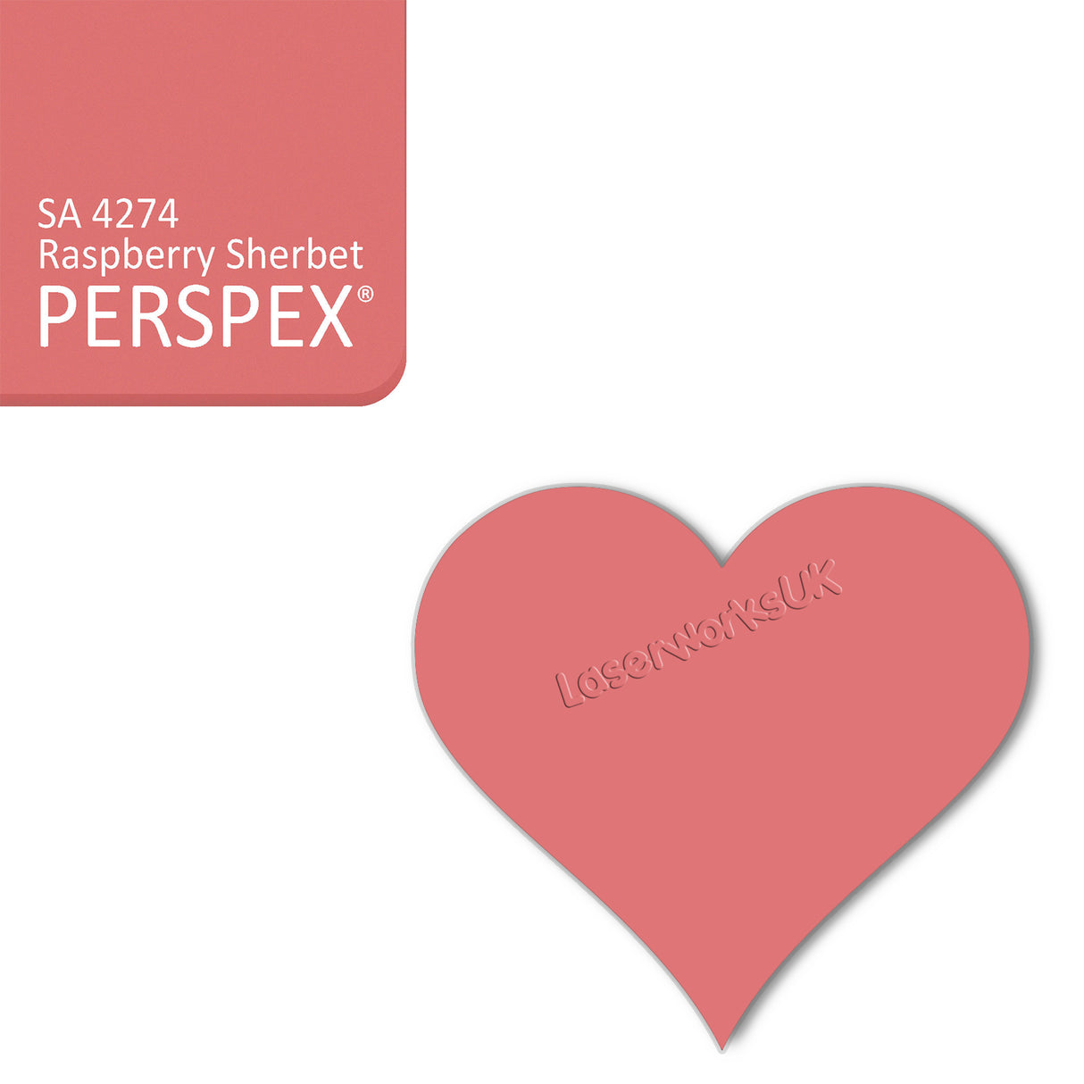 Acrylic Hearts Wedding Table Scatter (Pack of 50) - Laserworksuk