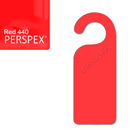 Acrylic Door Hanger Blanks - Style 1 - Laserworksuk