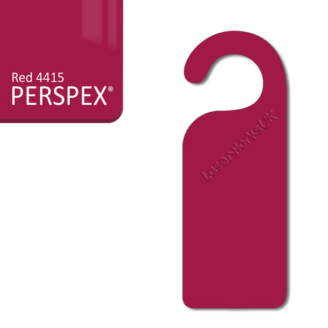 Acrylic Door Hanger Blanks - Style 1 - Laserworksuk