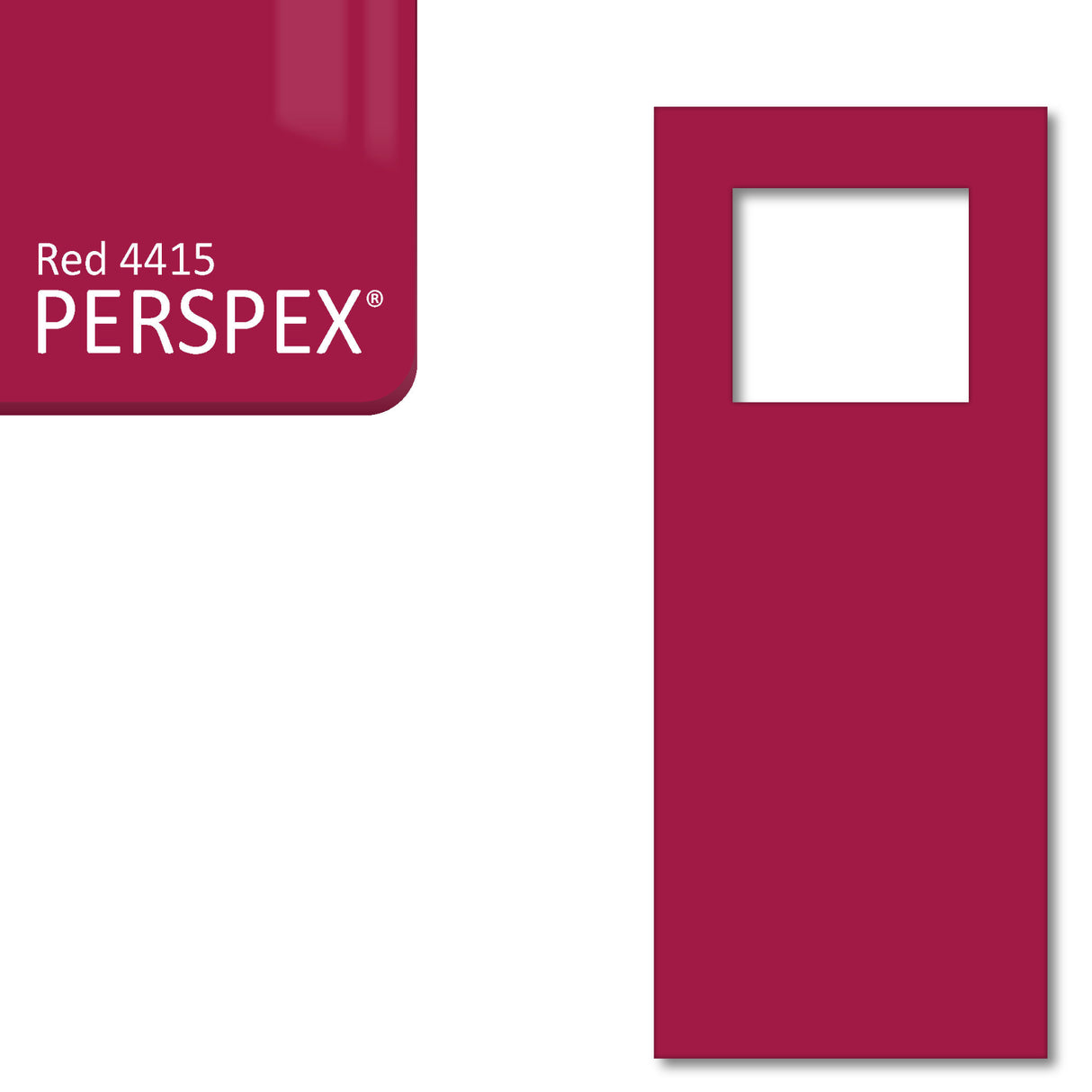 Acrylic Door Hanger Blanks - Style 6 - Laserworksuk