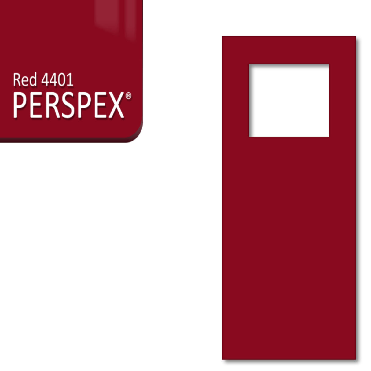 Acrylic Door Hanger Blanks - Style 6 - Laserworksuk