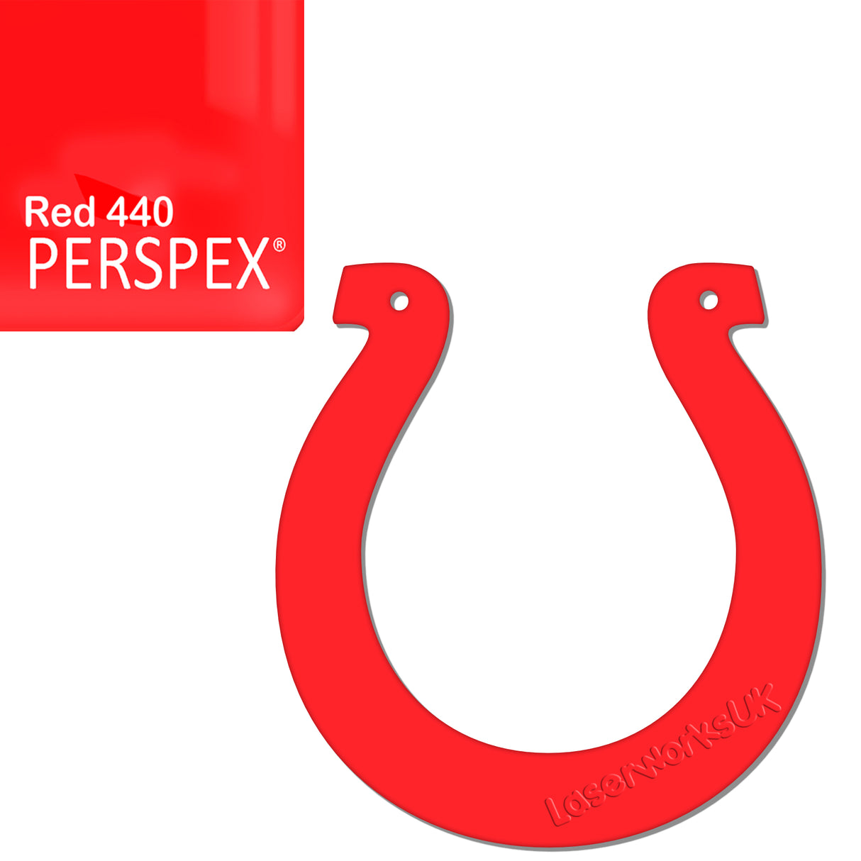 Acrylic Wedding Horseshoe Blanks - Laserworksuk