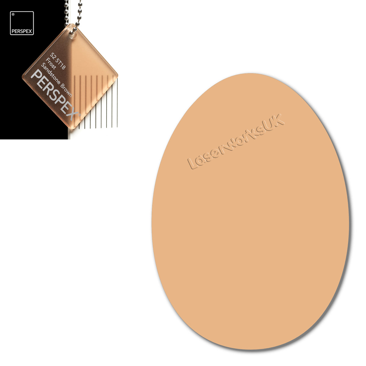 Acrylic Easter Egg Blanks (8cm Pack of 6) - Laserworksuk